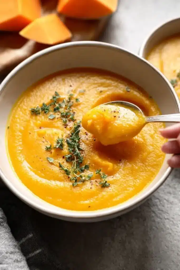 sweet potato butternut squash soup
