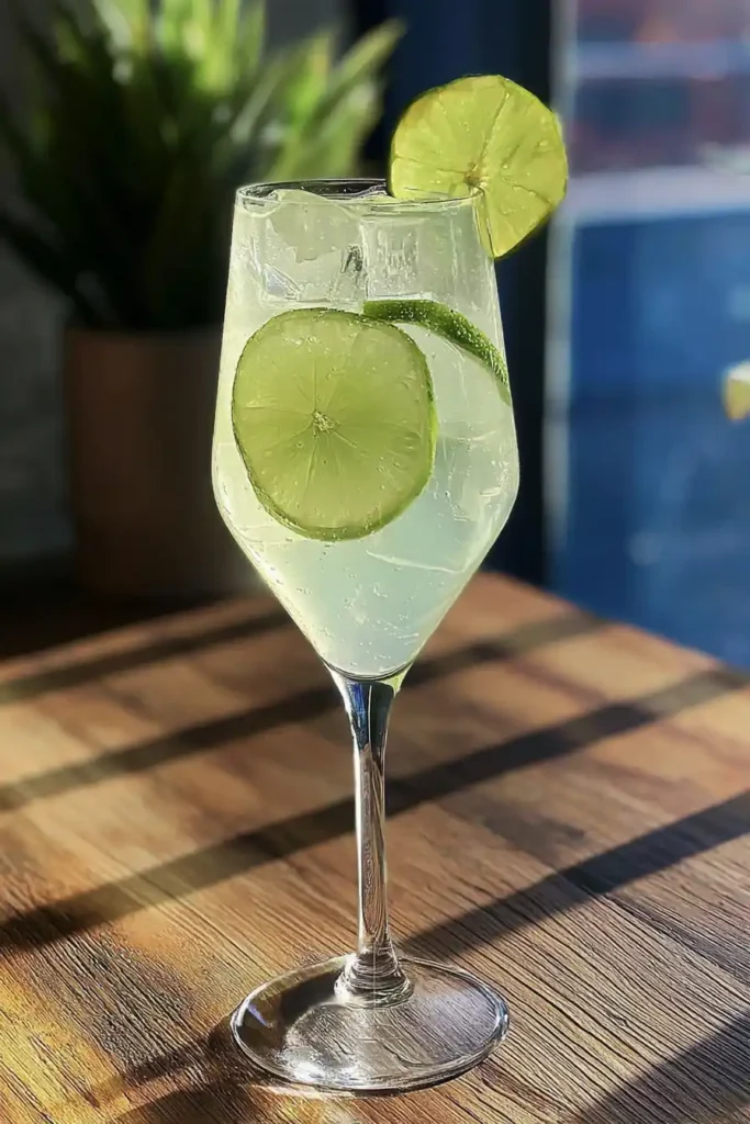 elderflower spritz cocktail