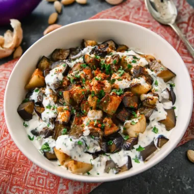 eggplant fatteh