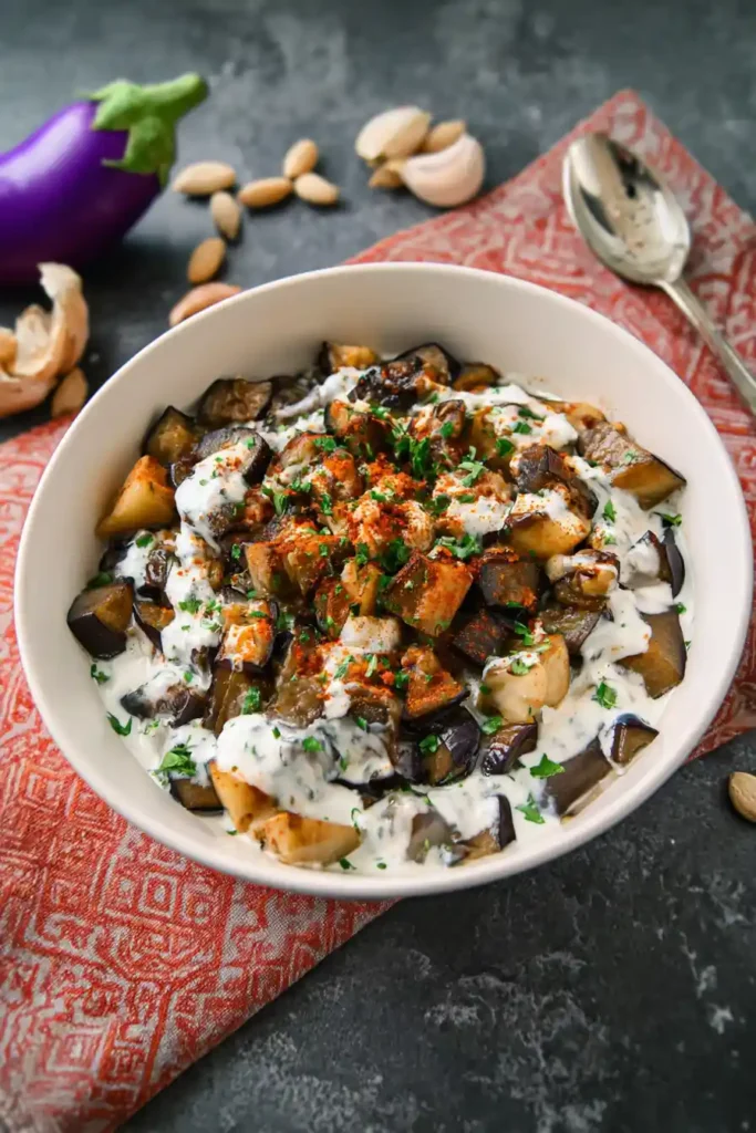 eggplant fatteh