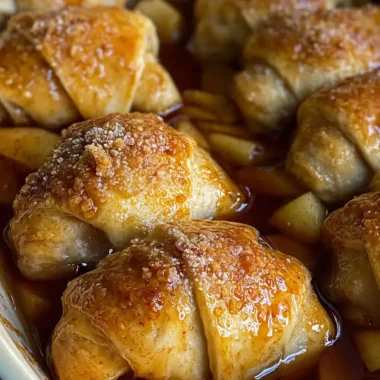 apple dumplings with crescent rolls