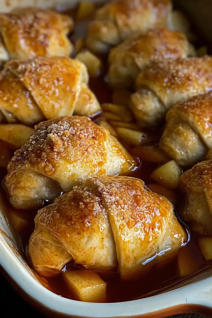 apple dumplings with crescent rolls