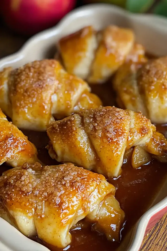 apple dumplings with crescent rolls