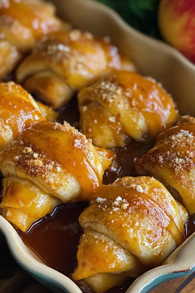 apple dumplings with crescent rolls