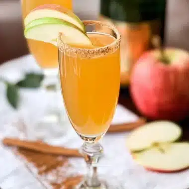 apple cider mimosa