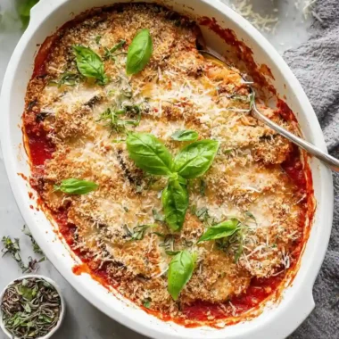 eggplant parmesan casserole