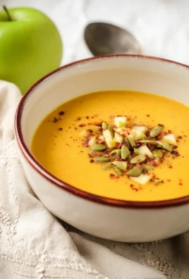 "butternut squash soup with apples "