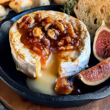 baked brie with fig jam