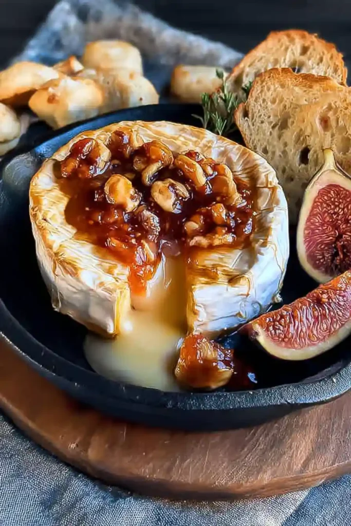 baked brie with fig jam