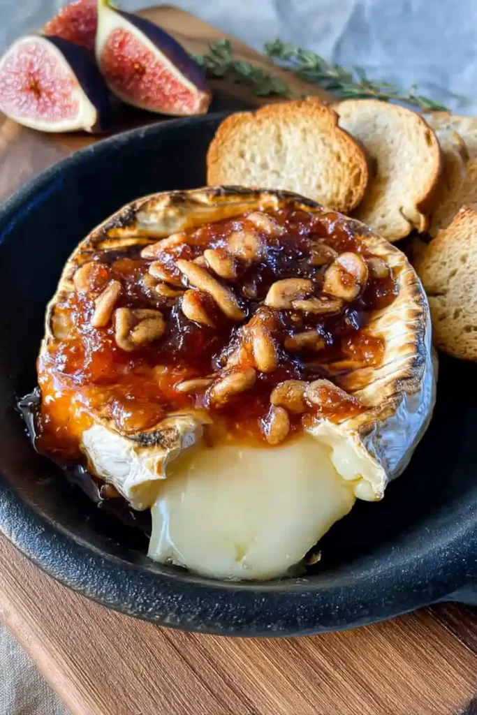baked brie with fig jam