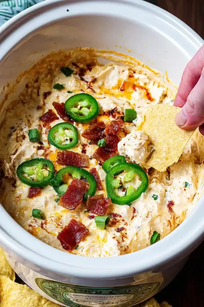 Jalapeño Popper Dip Crockpot
