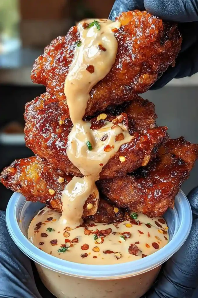 Spicy Korean Fried Chicken with Gochujang Mayo