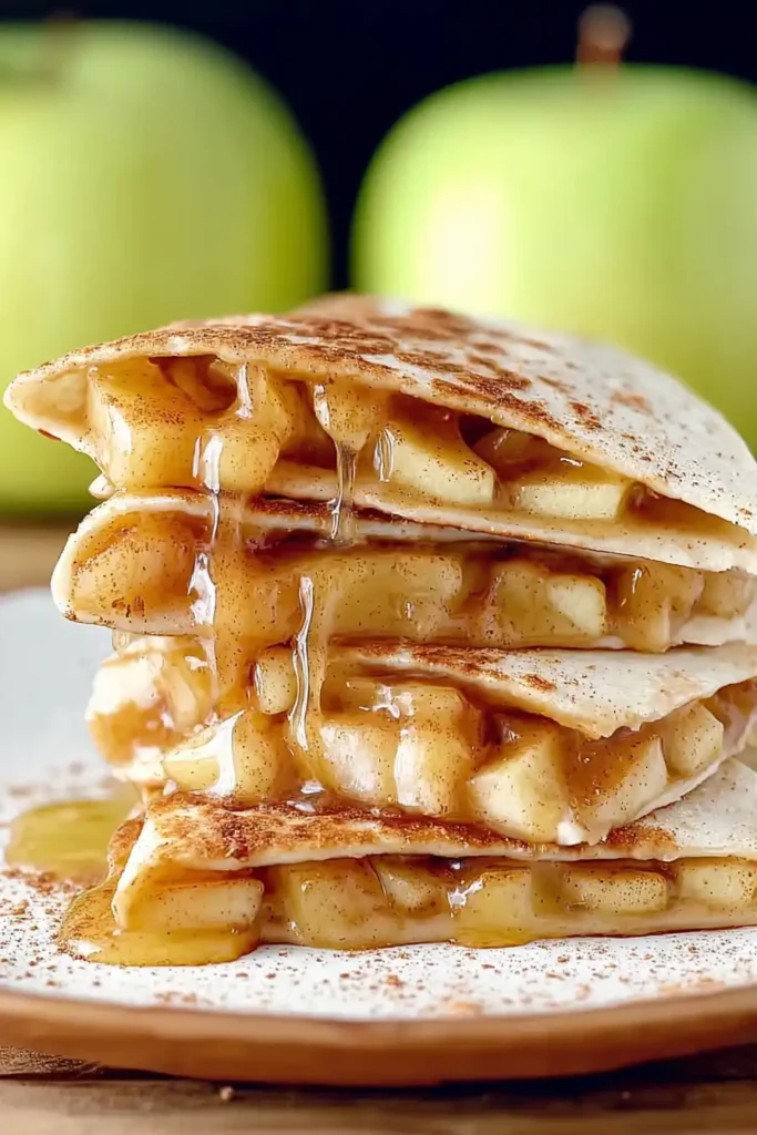 apple pie quesadilla