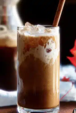 pumpkin iced coffee