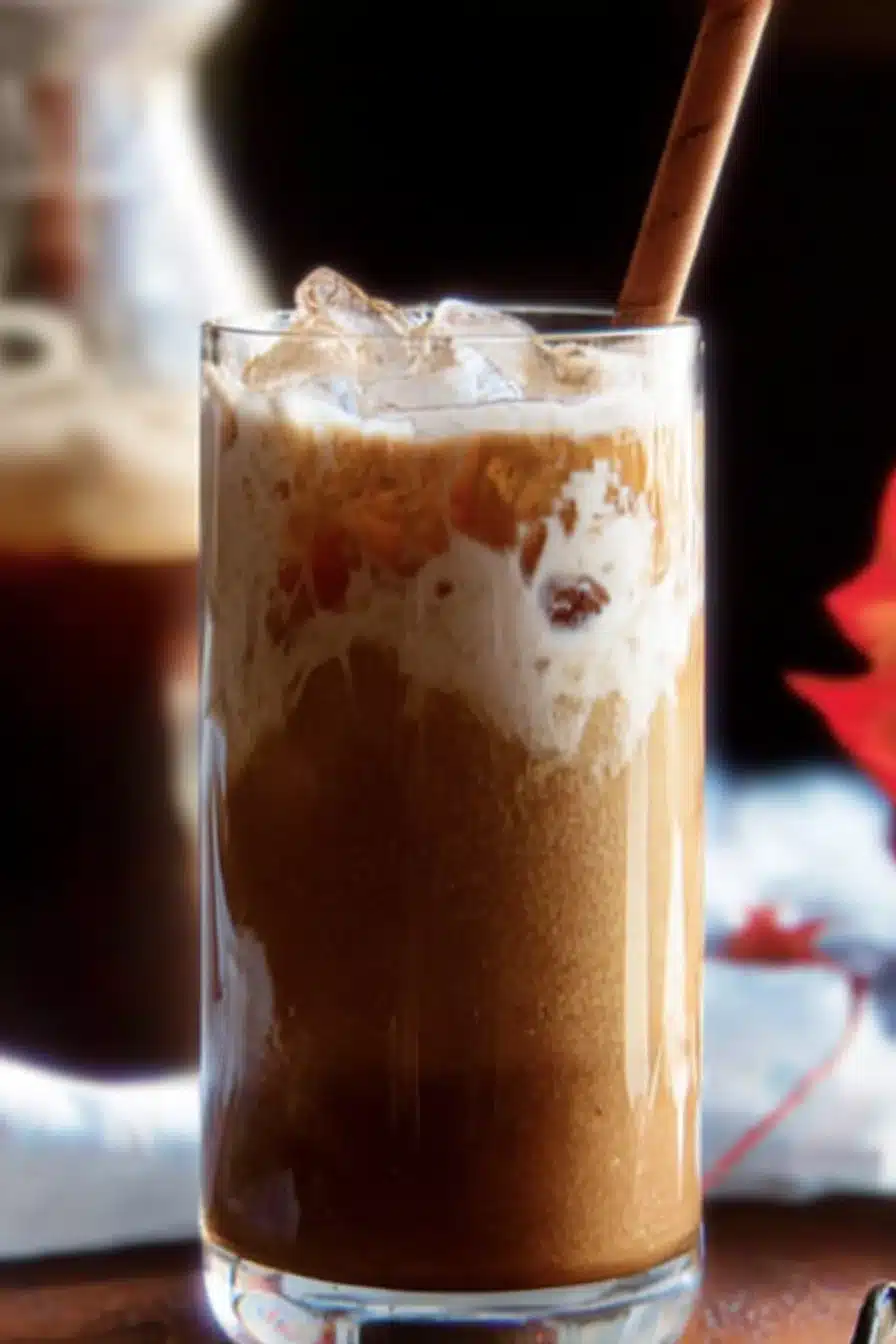 pumpkin iced coffee