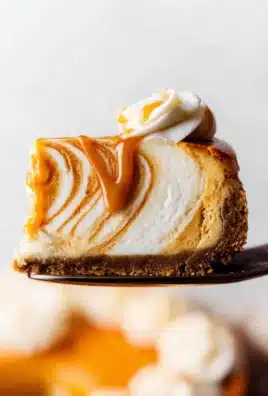 pumpkin swirl cheesecake