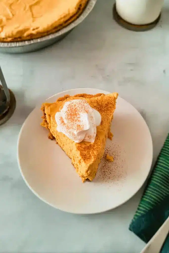no bake pumpkin pie
