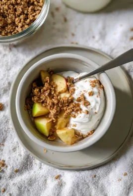 apple pie yogurt bowl