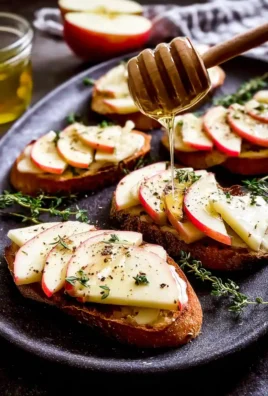 Apple Brie Crostini