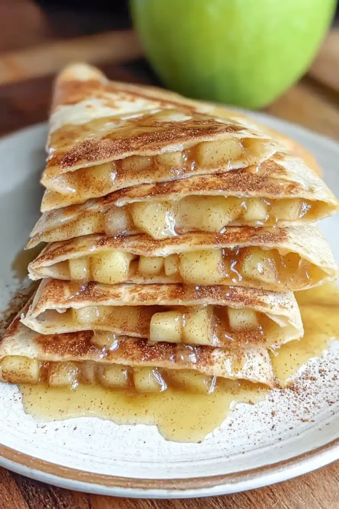 apple pie quesadilla