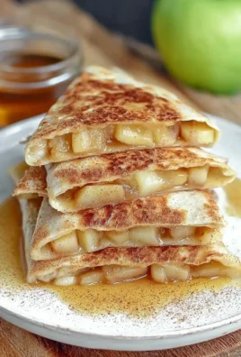 apple pie quesadilla
