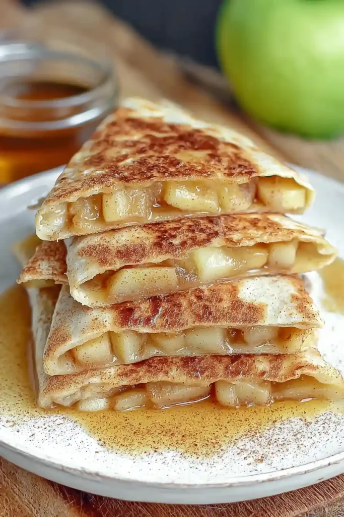 apple pie quesadilla