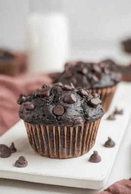 chocolate pumpkin muffins