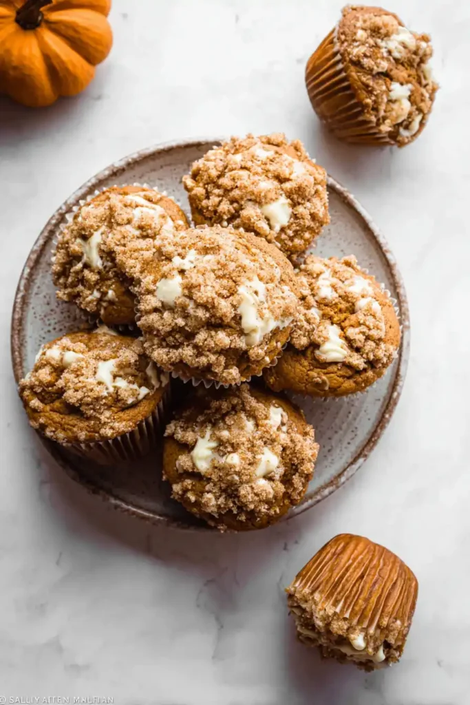 pumpkin cream cheese muffins