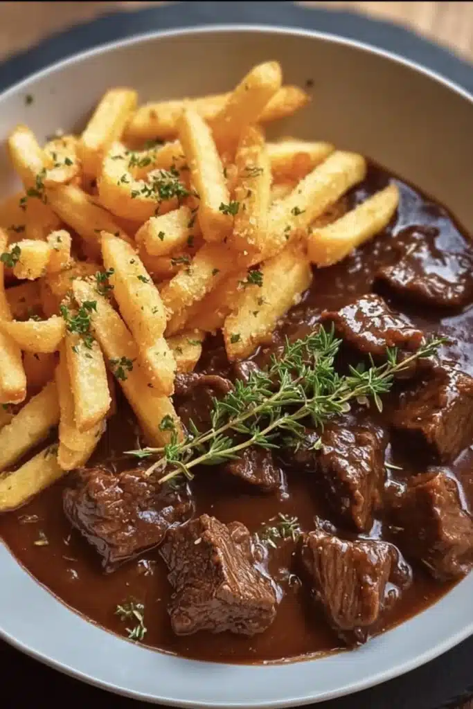 Carbonade Flamande with Crispy Fries