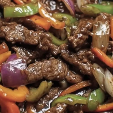 Chinese Pepper Steak Stir-Fry