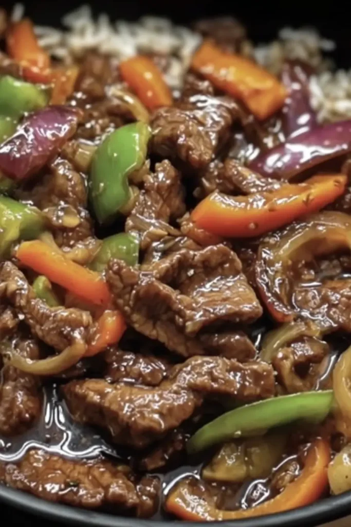 Chinese Pepper Steak Stir-Fry
