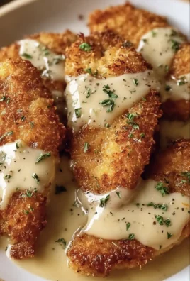 Creamy Parmesan Chicken Strips
