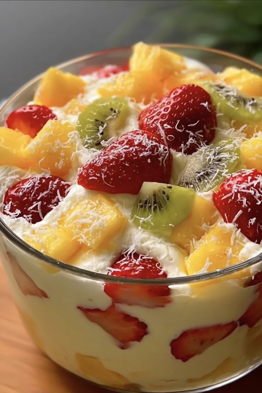 Easy Hawaiian Cheesecake Salad