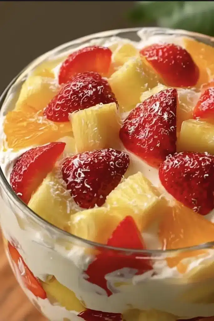 Easy Hawaiian Cheesecake Salad