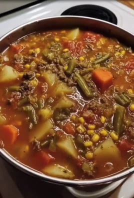 Easy Homemade Vegetable Beef Soup