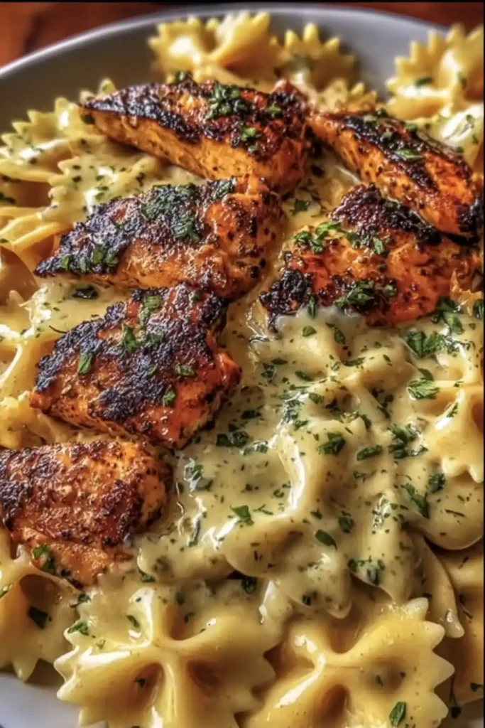 Garlic Butter Chicken Bowties