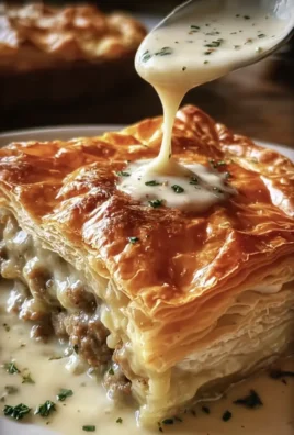Sausage Gravy Puff Pie