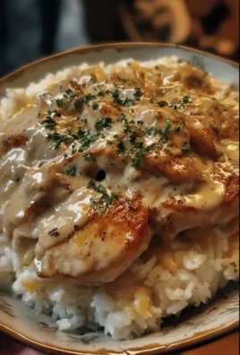 Smothered Chicken and Rice