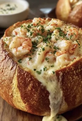 Stuffed Seafood Bread Bowl