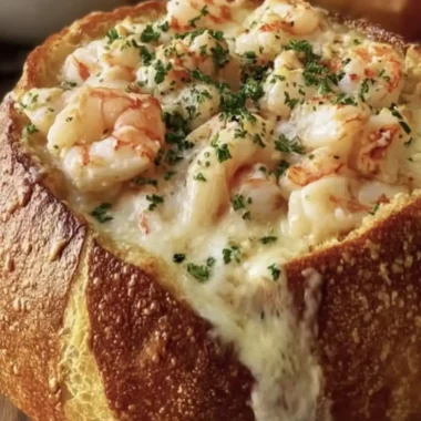 Stuffed Seafood Bread Bowl