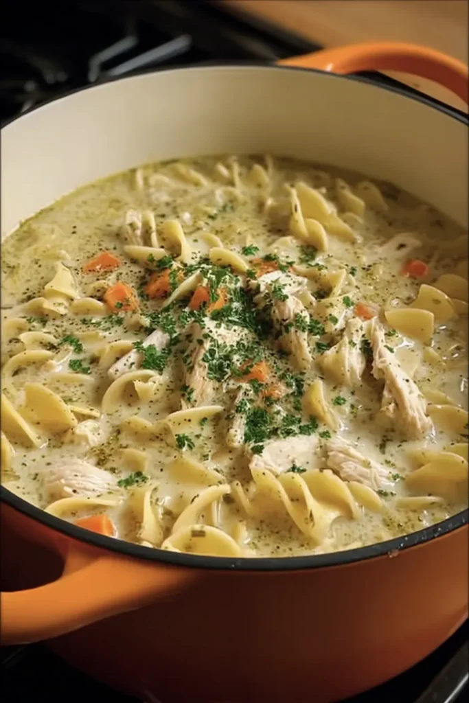 Creamy Chicken Noodle Soup