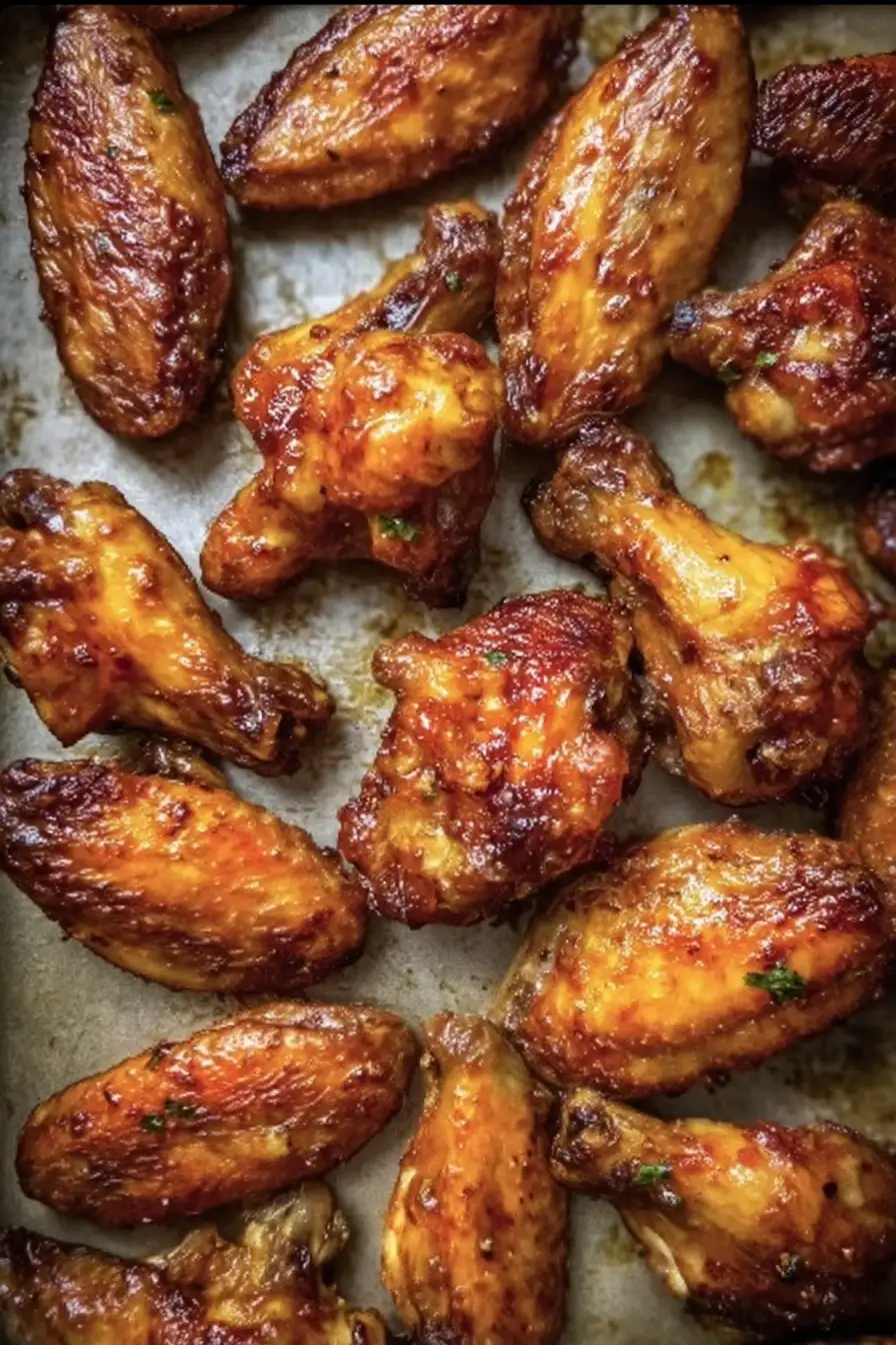 Golden and Crispy Oven-Baked Chicken Wings - aryarecipes.com