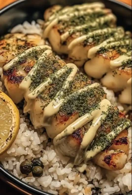 Lemon Herb Cod Strips Rice Bowls