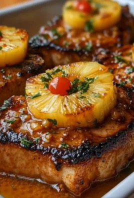 Pineapple Ginger Pork Chops
