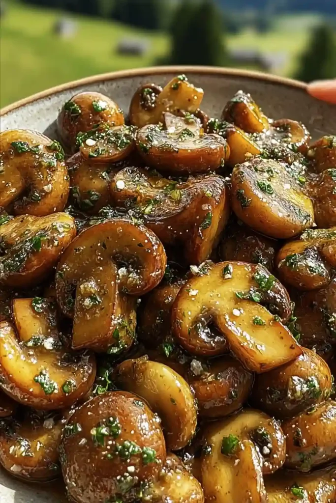 Sauteed Mushrooms with Garlic Butter