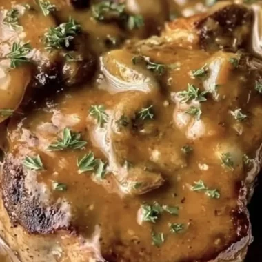 Slow Cooker Smothered Pork Chops