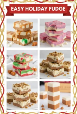 EASY HOLIDAY FUDGE RECIPE!
