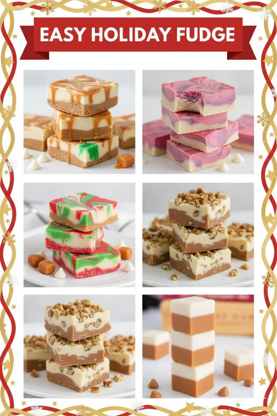 EASY HOLIDAY FUDGE RECIPE!