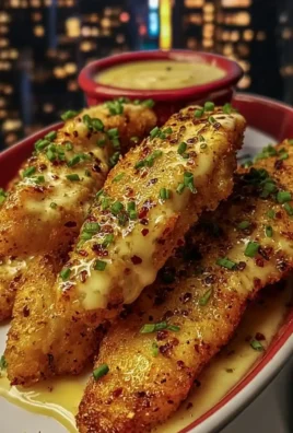 Garlic Butter Chicken Strips with Spicy Chili Ranch