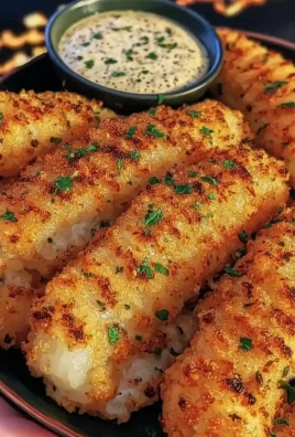 Golden Parmesan Cod Strips